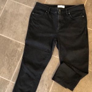 Loft Black Curvy Skinny Jeans